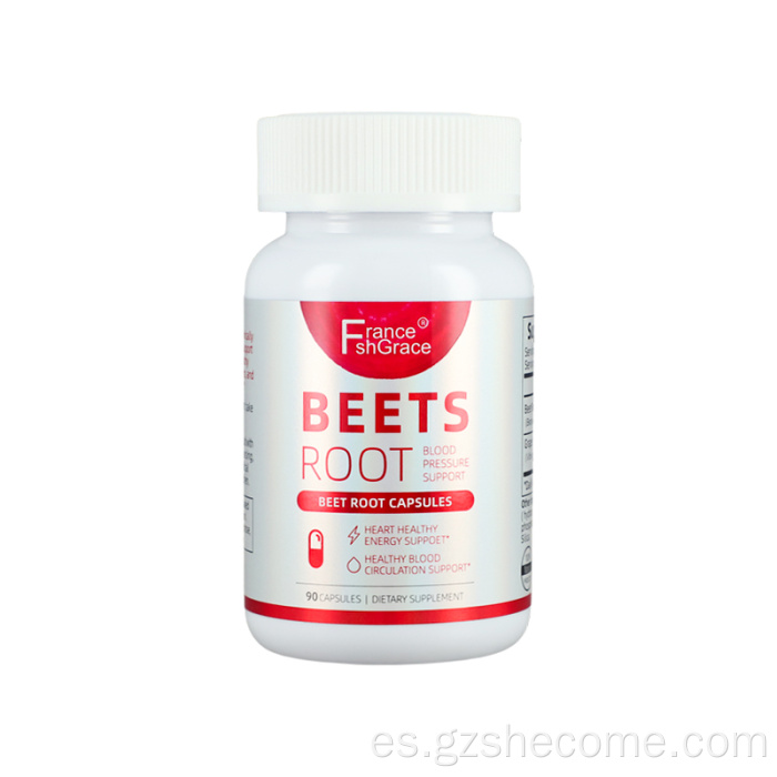 Cápsulas de la raíz de remolacha Suplemento de extractos de plantas herbales